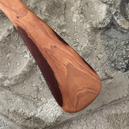 Small Rounded Spatula Oak 10" Reclaimed Wood Kitchen Utensil Handmade Charcuterie