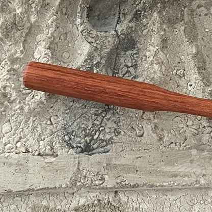 Scottish Squared Handled Spurtle Oak 8" Reclaimed Wood Kitchen Utensil Handmade Hot Drinks Oatmeal